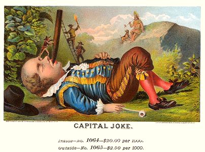 political cigar box label