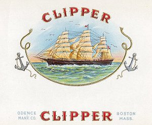 nautical cigar box label