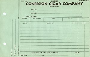 La Confession Invoice #2