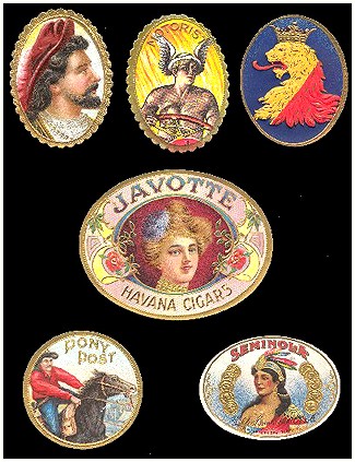 nails cigar box labels