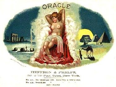nudes2 cigar box label