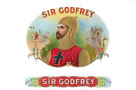 sir godrey inner cigar box label