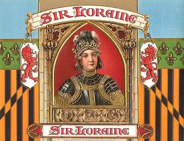 knights cigar box label