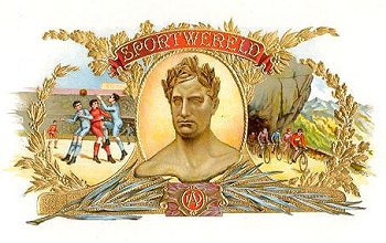 sports cigar box label